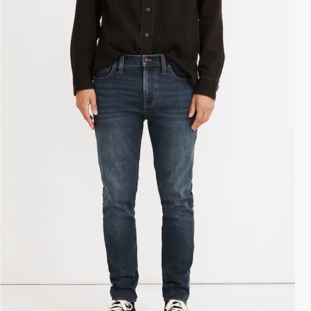 Madewell Men's Dark Blue Skinny Jeans
